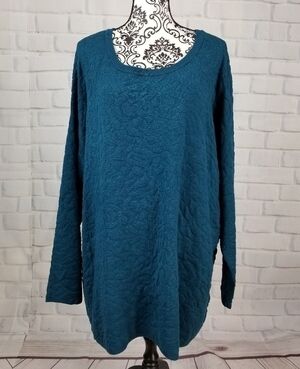 Gramercy 22 size 3x long sleeve textured sweater